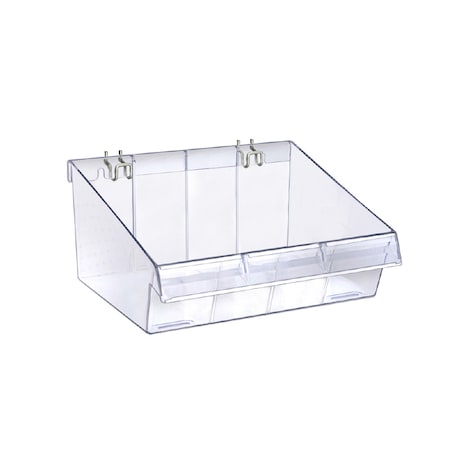 Azar Displays 11.5"W x 10"D x 5.75"H Divider Bin, PK4 556132